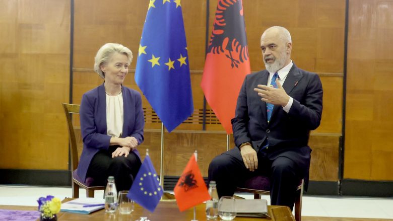 Von der Leyen në Tiranë: Investimet e BE-së varen nga reformat