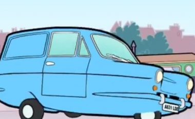 Një detaj nga seriali legjendar “Mr. Bean” nxit debat, kush është në veturën e kaltër?