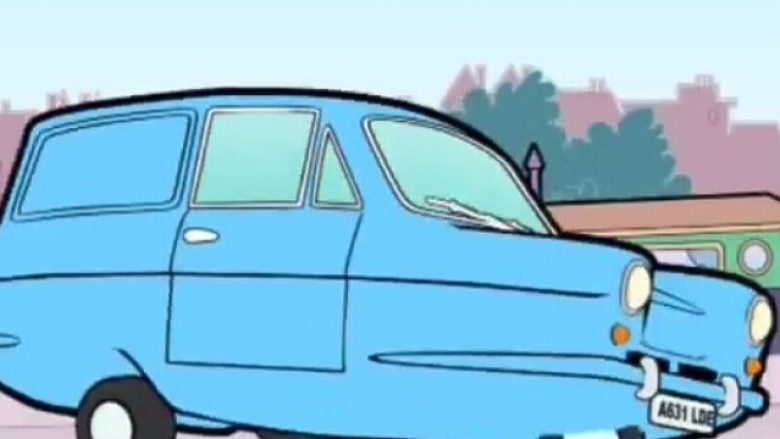 Një detaj nga seriali legjendar “Mr. Bean” nxit debat, kush është në veturën e kaltër?