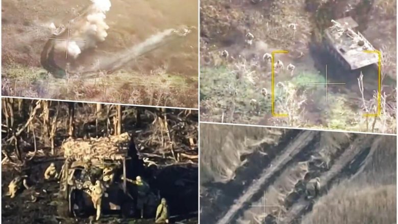 Tentuan të sulmojnë pozicionet e ukrainasve, e pësuan keq rusët – tanket dhe mjetet e blinduara ua hodhën në erë