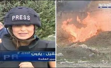 Po raportonte direkt, gazetarja libaneze detyrohet ta ndërpresë raportimin për shkak të sulmeve ajrore izraelite