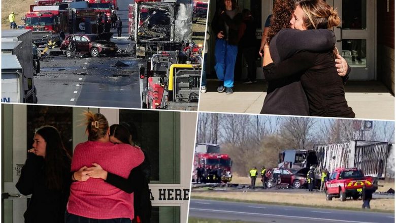 Aksident i tmerrshëm në Ohio, kamioni përplaset në autobusin plot me nxënës – gjashtë të vdekur dhe 18 tjerë të lënduar