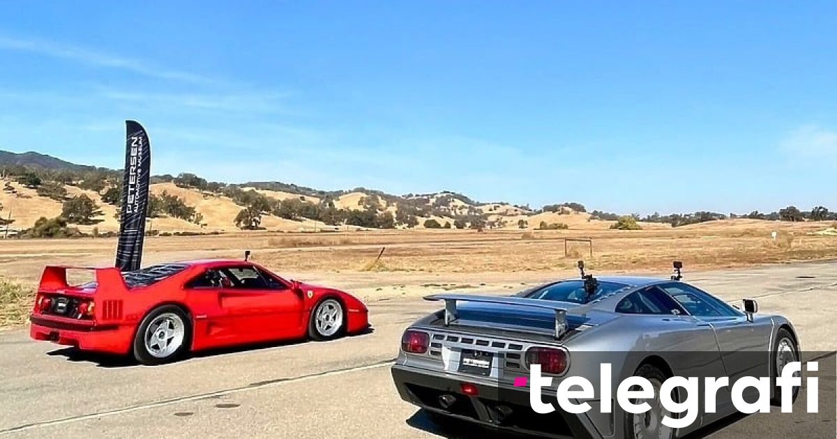 Bugatti EB110 dhe Ferrari F40 matin forcat në pistë, në garë u bashkohet edhe Dodge Viper