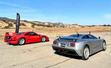 Bugatti EB110 dhe Ferrari F40 matin forcat në pistë, në garë u bashkohet edhe Dodge Viper