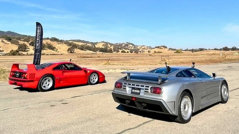 Bugatti EB110 dhe Ferrari F40 matin forcat në pistë, në garë u bashkohet edhe Dodge Viper