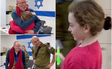 Nëna i vdiq nga kanceri, atë e rrëmbyen militantët e Hamasit – momenti kur 9-vjeçarja nga Izraeli i rikthehet babait