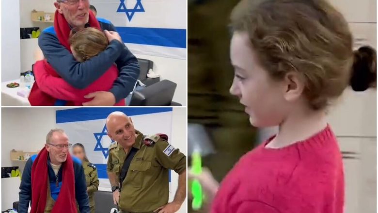 Nëna i vdiq nga kanceri, atë e rrëmbyen militantët e Hamasit – momenti kur 9-vjeçarja nga Izraeli i rikthehet babait