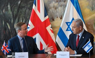 Sekretari i Jashtëm britanik takohet me kryeministrin izraelit