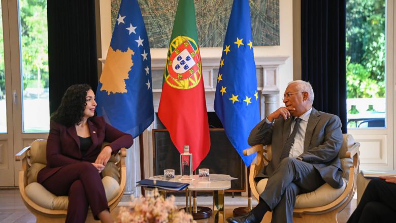 Osmani kërkon përkrahjen e Portugalisë për rrugën euro-atlantike të Kosovës