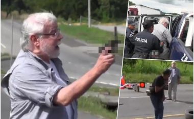 Pensionisti amerikan vret dy ambientalistë, i kërcënoi me revole për shkak të bllokimit të rrugës në Panama – i qëlloi para kamerave