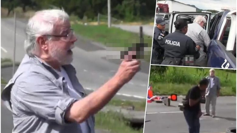 Pensionisti amerikan vret dy ambientalistë, i kërcënoi me revole për shkak të bllokimit të rrugës në Panama – i qëlloi para kamerave