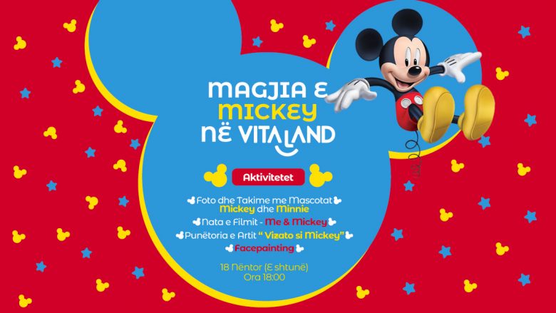 Vitaland sjell Magjinë e Disney-t me Mickey dhe Minnie këtë të shtunë!