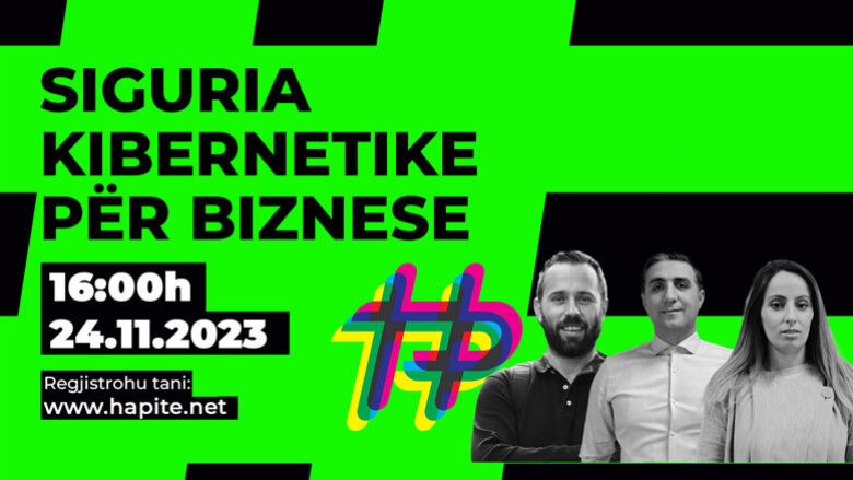 HaPiTe Space organizon eventin ‘Siguria kibernetike për biznese’