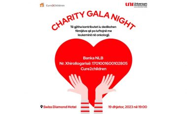 Charity Gala Night – Të ndihmojmë fëmijët me Leukemi