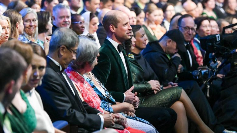 E ulur pranë Princit William, Osmani merr pjesë në ceremoninë e Earthshot Prize