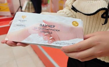 Klinika Zhan Mitrev ndau 80 kupona për ekzaminime pediatrike falas për të porsalindurit nga Komuna Qendër