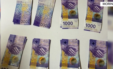 Tentoi të fuste ilegalisht 25 mijë franga zvicerane, arrestohet 40 vjeçari në Morinë
