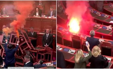 Kaosi në parlamentin shqiptar, jehonë në mediat e huaja