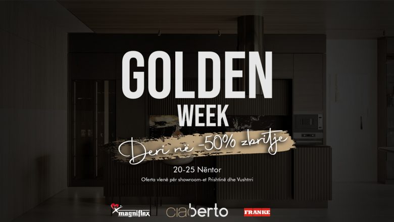 “Golden Week” në Ciao Berto – lumturia e artë tani deri në -50% zbritje!