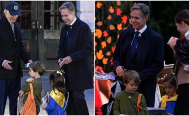 Antony Blinken e veshi djalin e tij për Halloween si presidenti ukrainas Zelensky