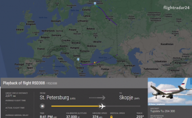 Si udhëtoi avioni i Lavrovit për në Shkup pasi Bullgaria mbylli hapësirën ajrore për shkak të Zakharovës