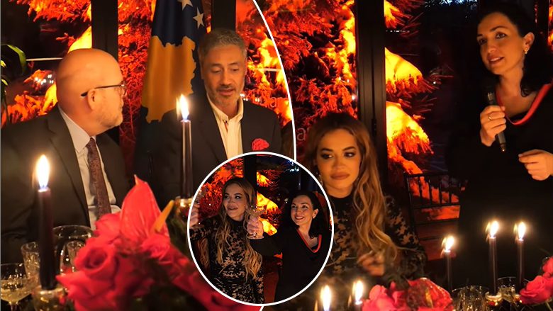 Vjosa Osmani publikon një video përmbledhëse të darkës së yjeve, ku prezente ishte edhe Rita Ora me burrin e saj Taika Waititi