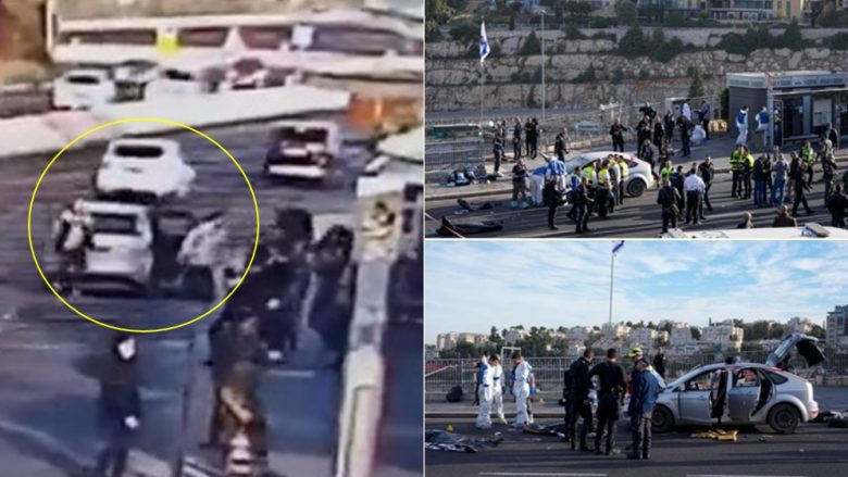 Sulmuesit dolën nga një veturë dhe filluan të qëllojnë – detaje dhe pamje të sulmit në Jerusalem nga i cili mbetën tre të vdekur