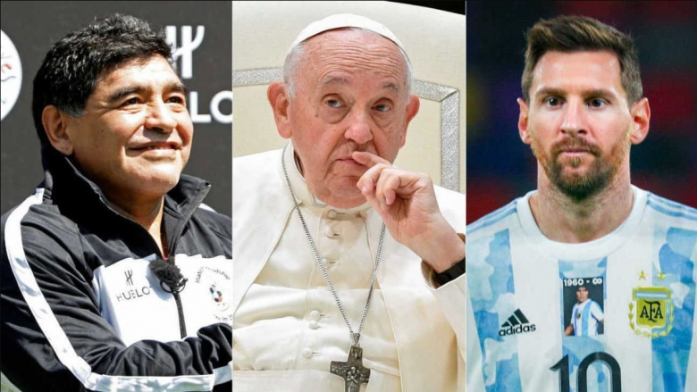 Papa Francescku tha se Pele është më i mirë se Messi dhe Maradona, deklarata e tij nuk pritet mirë në Argjentinë