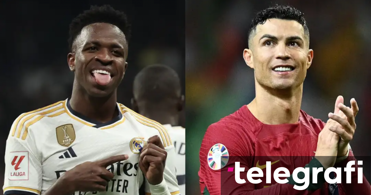 Ronaldo i ka bërë një dhuratë ‘speciale’ Vinicius pas sfidës ndaj Lihtenshtajnit