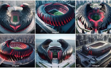 Inteligjenca Artificiale krijon disa nga stadiumet e së ardhmes të Shqipërisë, sugjeron edhe emrin