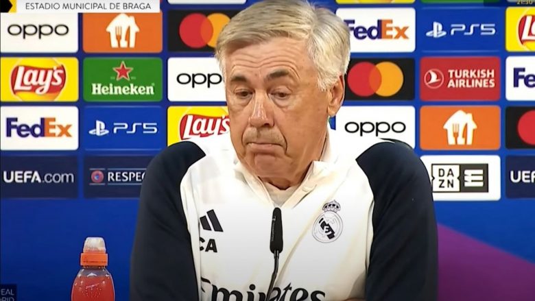 Ancelotti pritet të largohet nga Real Madridi me afrimin e afatit për vendimin rreth stolit të Brazilit