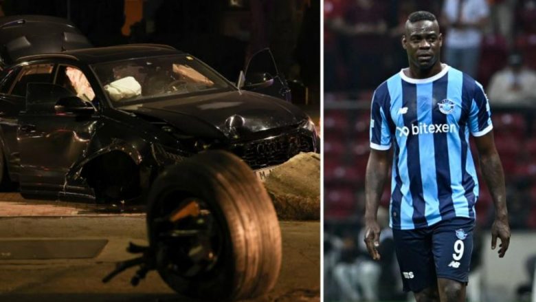 Balotelli pëson aksident të frikshëm me makinën mbi 100 mijë euroshe, refuzoi testin e alkoolit