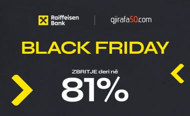 Zbritjet deri në 81% nga Gjirafa50 dhe Raiffeisen Bank