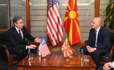 Blinken: SHBA do të mbështesë Maqedoninë e Veriut në hapat e saj të ardhshëm për anëtarësim në BE