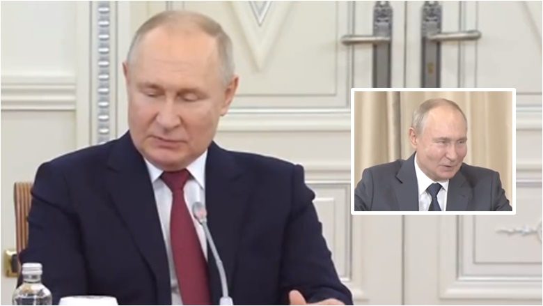 Putin në vështirësi teksa përpiqet të shqiptojë emrin e presidentit të Kazakistanit – mediat shkruajnë edhe për “faqet e fryra” të presidentit rus