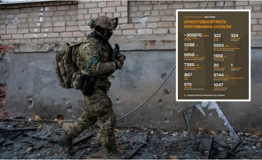 Numri i të vdekurve të ushtrisë ruse në Ukrainë ka shkuar në rreth 306 mijë