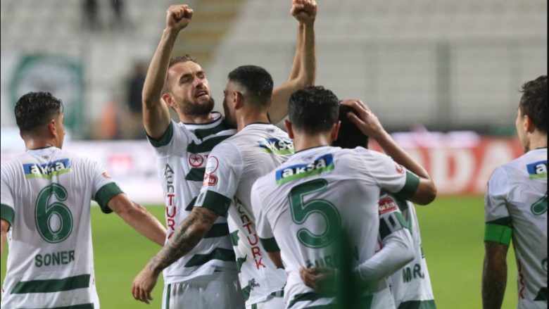 Sokol Cikalleshi vjen nga stoli, gol dhe asistim në fitoren e Konyaspor