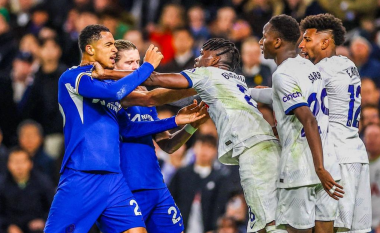 Pesë gola dhe dy kartonë të kuq: Chelsea fiton derbin dramatik ndaj Tottenhamit