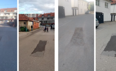 Qytetarët raportuan për një gropë në një rrugë në Vushtrri, komuna merr masa
