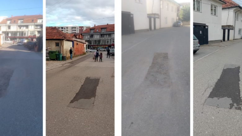 Qytetarët raportuan për një gropë në një rrugë në Vushtrri, komuna merr masa