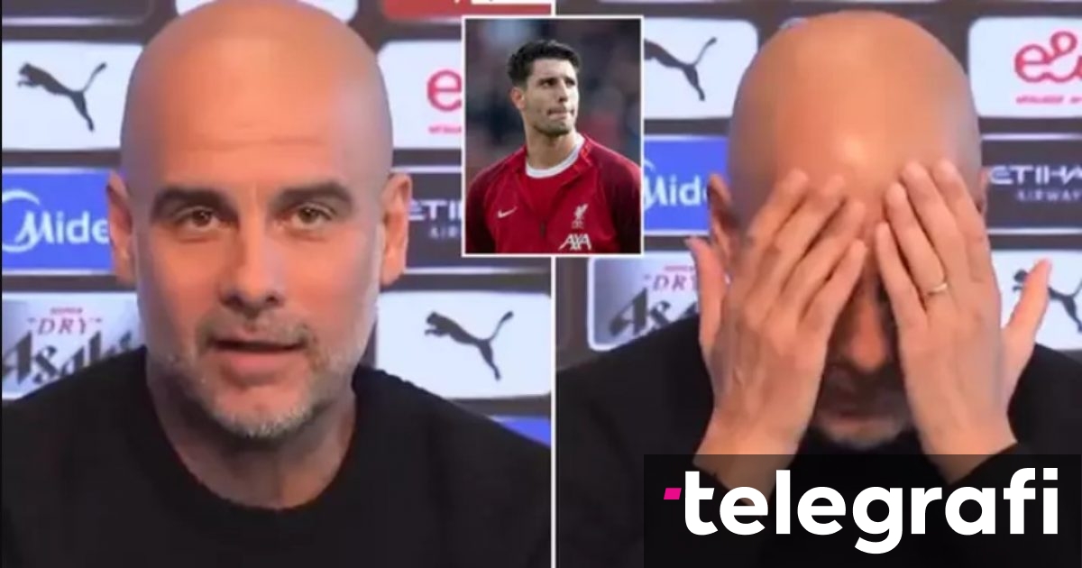 Guardiola i bëri të gjithë të qeshin me gafën e tij, shqiptoi gabimisht emrat e dy yjeve të Liverpoolit