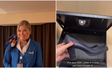 Stjuardesa nga Holanda tregon pse se duhet të lini gjithmonë një këpucë në kasafortën e dhomës së hoteleve kur udhëtoni