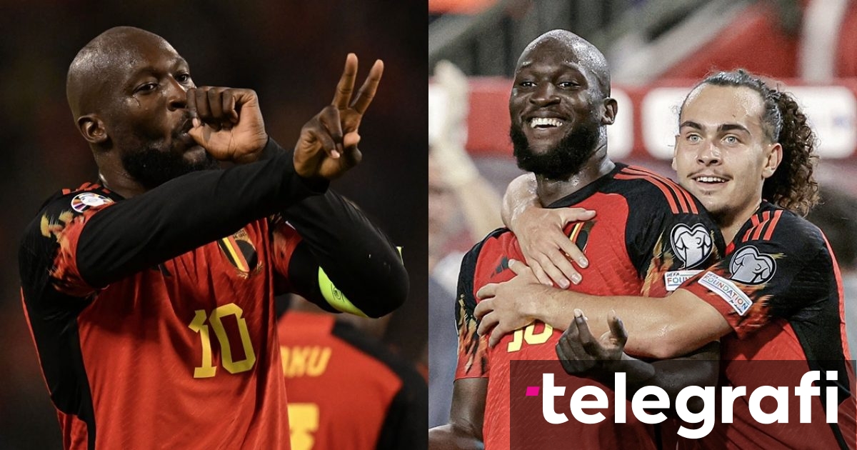 Romelu Lukaku shënon katër herë, Belgjika shkon në Euro 2024 nga pozita e parë – Suedia nuk ia del