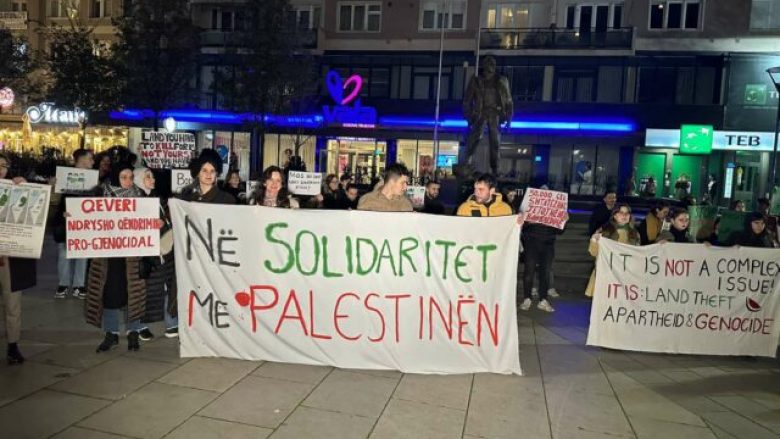 Përfundon marshi për Palestinën në kryeqytet – protestuesit i kërkuan Qeverisë së Kosovës të mos rreshtohet me Izraelin