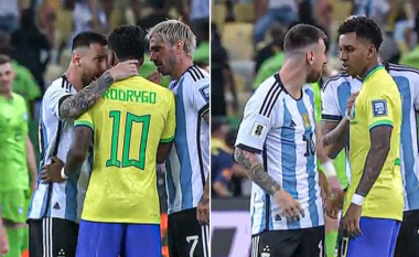 Çfarë i thanë Messi dhe Rodrygo njëri-tjetrit në përplasjen e ashpër