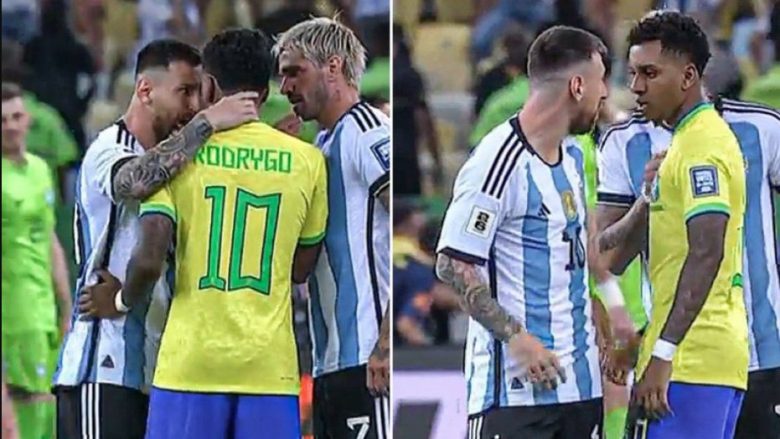 Momenti i përleshjes së Messit me Rodyrgo, argjentinasi i jep brazilianit një shuplakë pas qafe