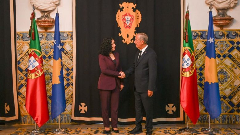Osmani pritet nga homologu i saj portugez: Do të forcojmë edhe më tej lidhjet mes Kosovës dhe Portugalisë
