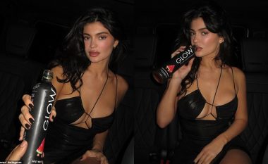 Kylie Jenner me një dukje shumë atraktive për promovimin e partneritetit të pijeve “Glow Beverages”