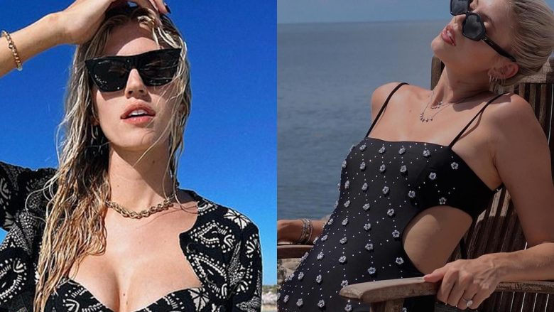 Devon Windsor duket tërheqëse në bikini nga marka e saj e rrobave të banjës