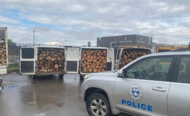 Konfiskohen 11 automjete që transportonin ilegalisht drunj në Ferizaj